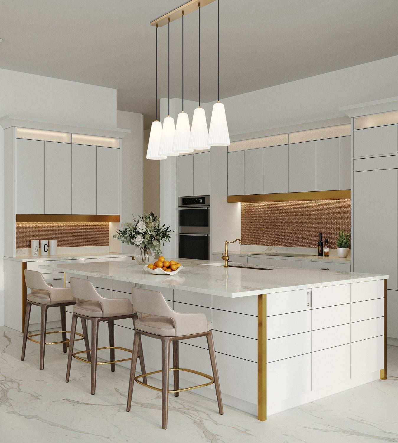Z-LITE, FARRELL LINEAR CHANDELIER, LINEAR LIGHT