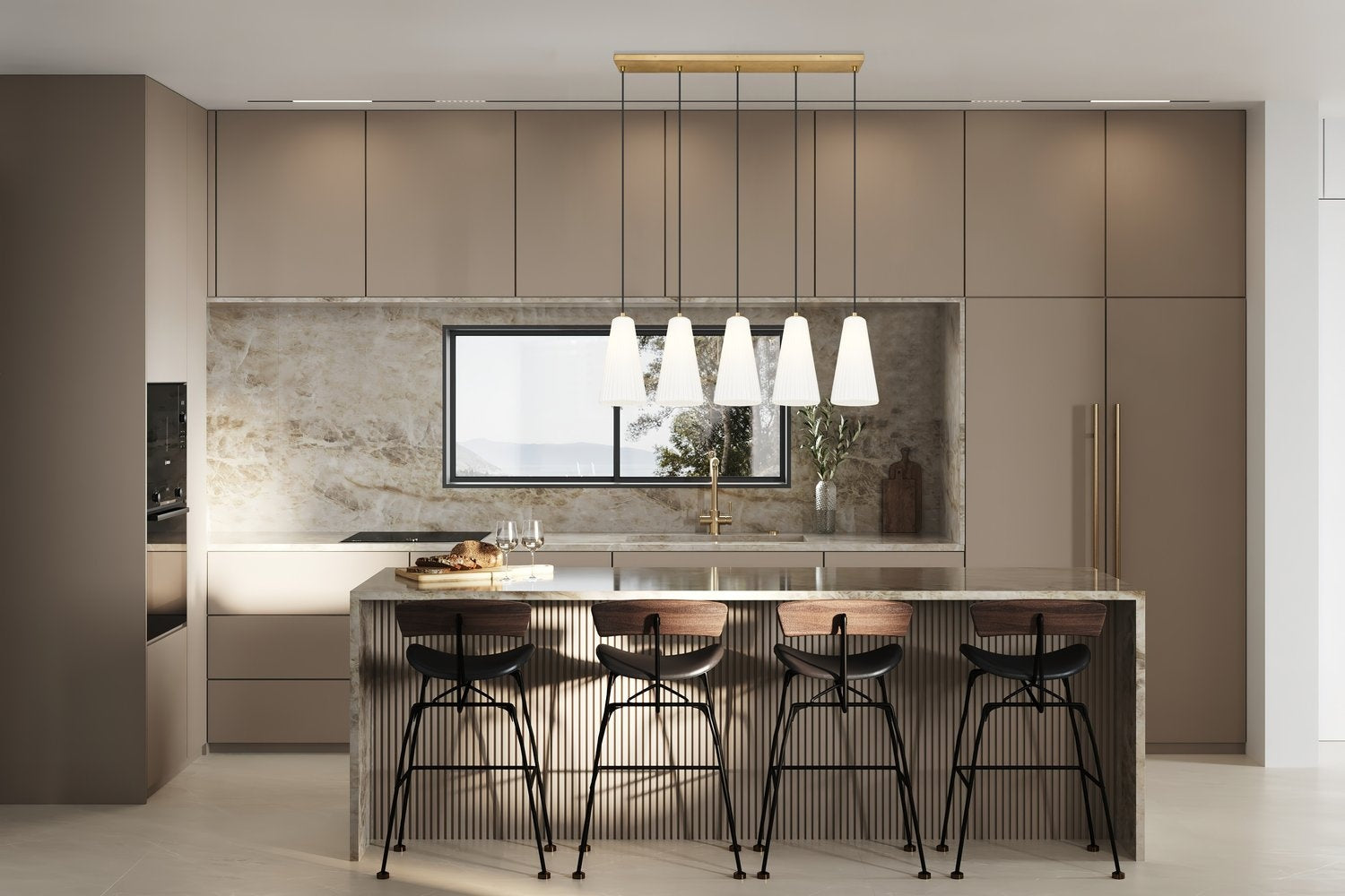 Z-LITE, FARRELL LINEAR CHANDELIER, LINEAR LIGHT