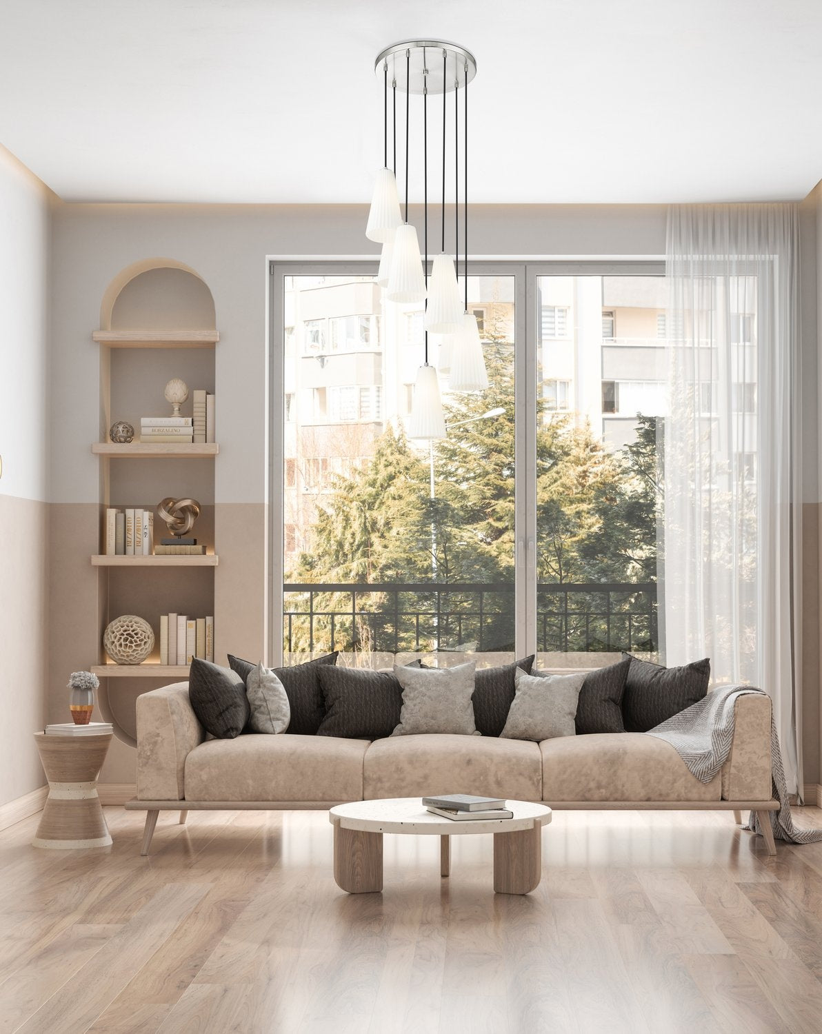 Z-LITE, FARRELL CHANDELIER, CHANDELIER LIGHT