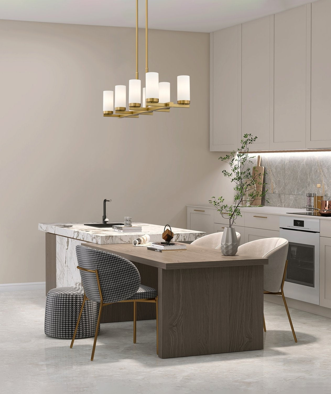 Z-LITE, DANICA LINEAR CHANDELIER, LINEAR LIGHT