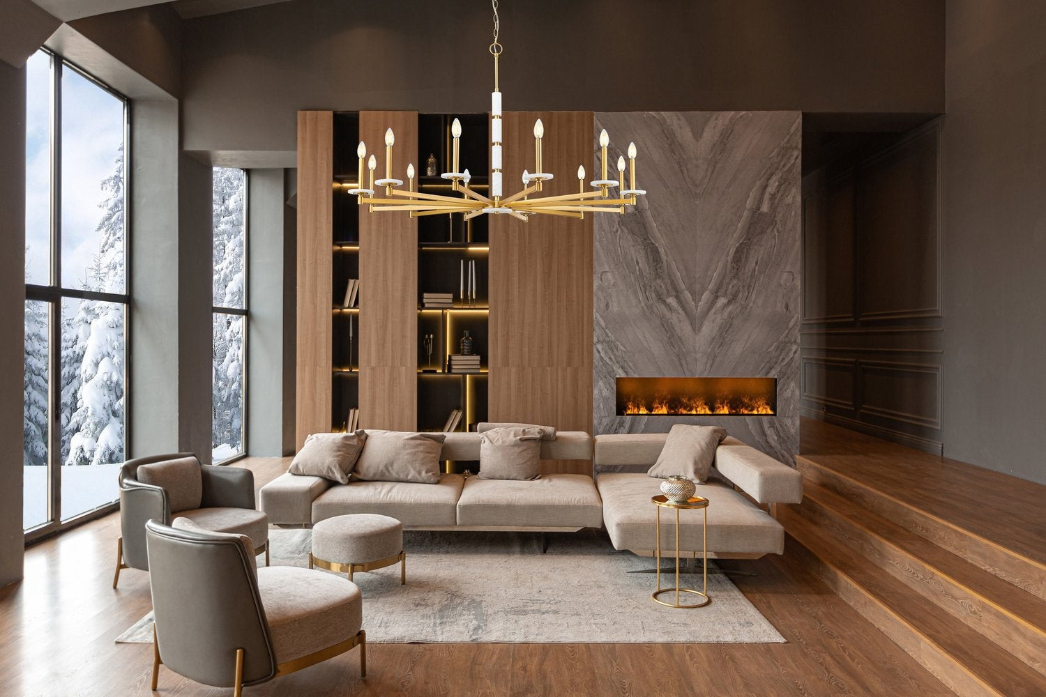 Z-LITE, KADEN CHANDELIER, CHANDELIER LIGHT