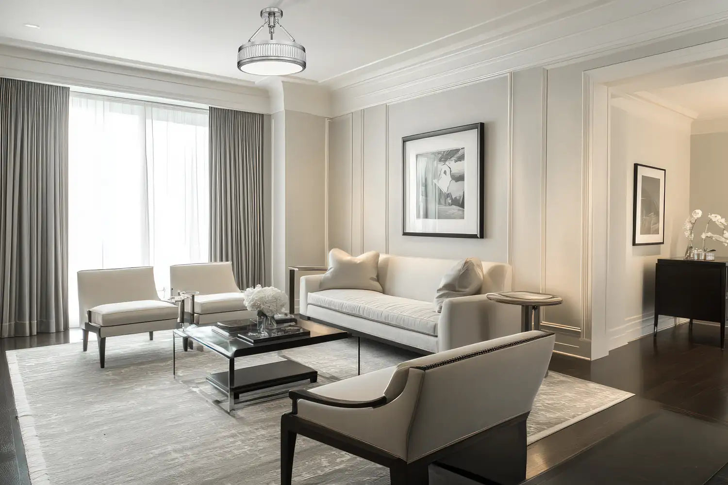 Z-LITE, QUINN SEMI FLUSH MOUNT, SEMI FLUSH MOUNT LIGHT