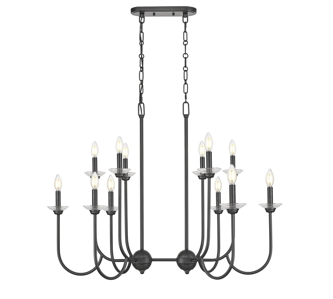 Z-LITE, ALLISTAIR LINEAR CHANDELIER, LINEAR LIGHT