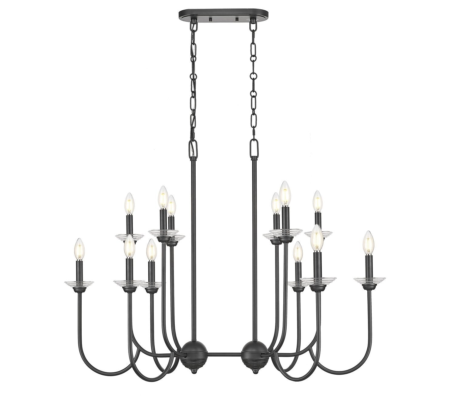Z-LITE, ALLISTAIR LINEAR CHANDELIER, LINEAR LIGHT