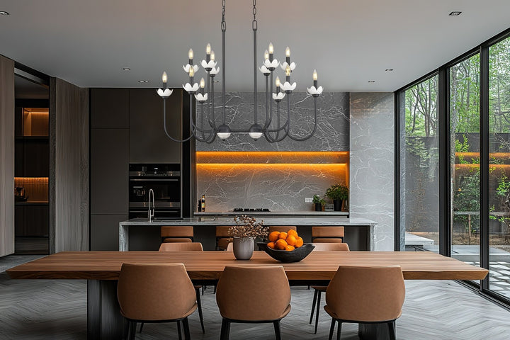 Z-LITE, ALLISTAIR LINEAR CHANDELIER, LINEAR LIGHT