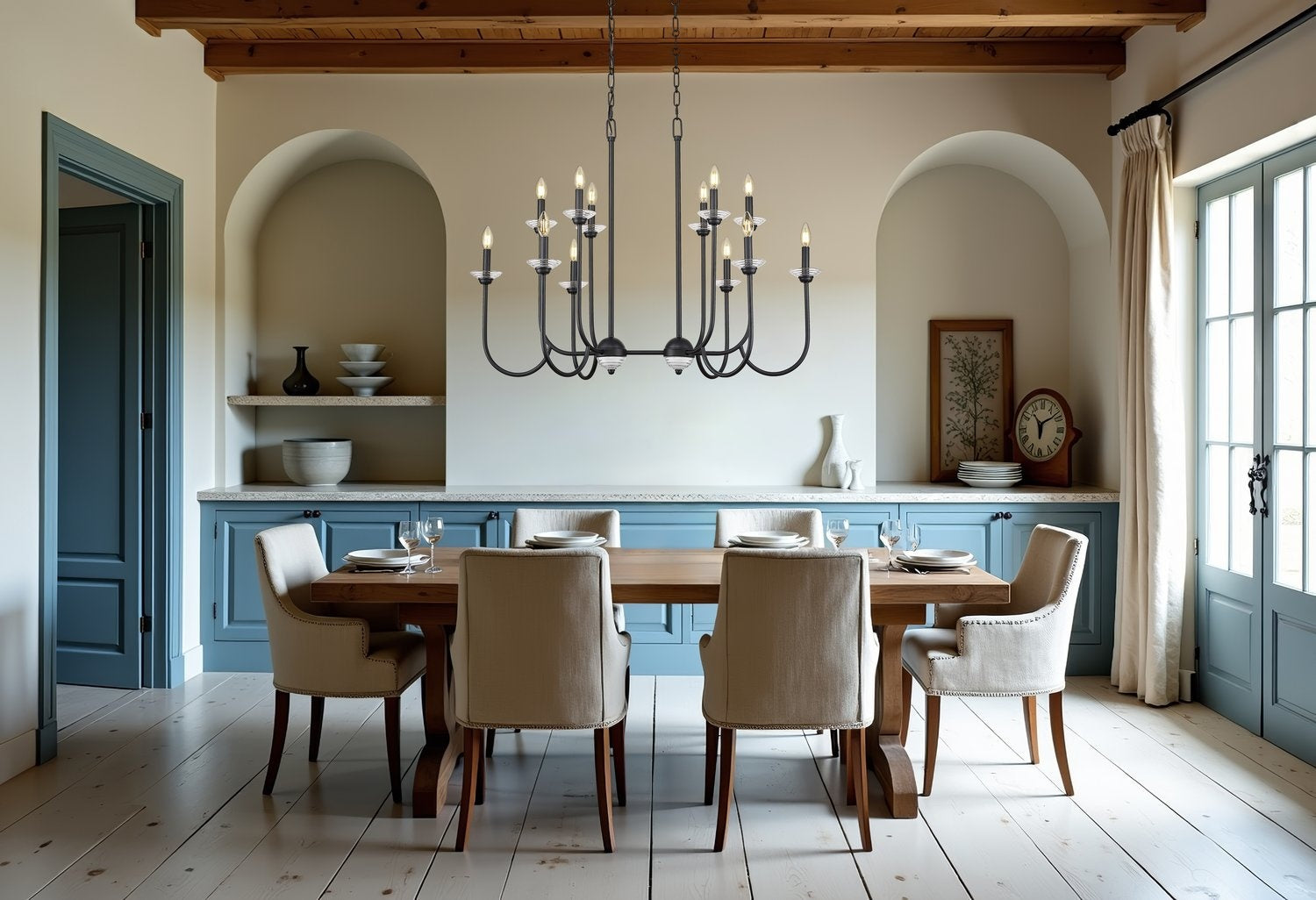 Z-LITE, ALLISTAIR LINEAR CHANDELIER, LINEAR LIGHT