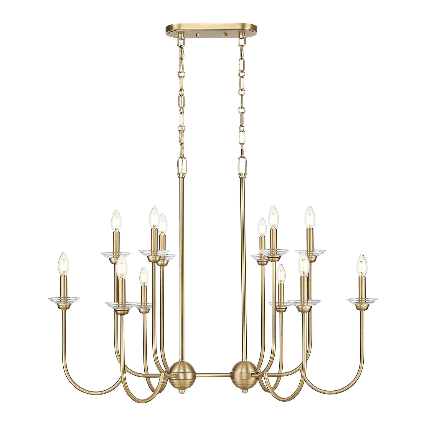 Z-LITE, ALLISTAIR LINEAR CHANDELIER, LINEAR LIGHT