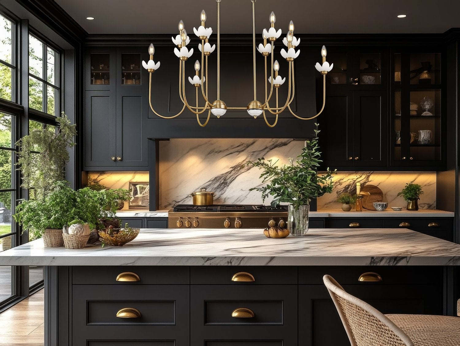 Z-LITE, ALLISTAIR LINEAR CHANDELIER, LINEAR LIGHT