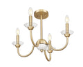 Z-LITE, ALLISTAIR SEMI FLUSH MOUNT, SEMI FLUSH MOUNT LIGHT
