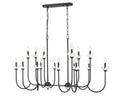 Z-LITE, ALLISTAIR LINEAR CHANDELIER, LINEAR LIGHT