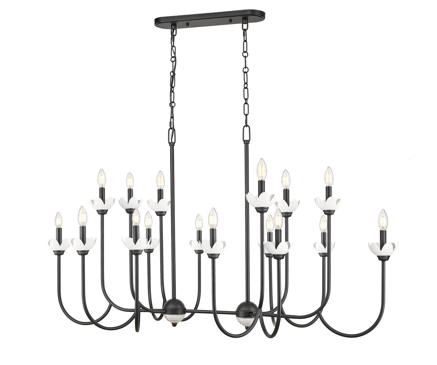 Z-LITE, ALLISTAIR LINEAR CHANDELIER, LINEAR LIGHT
