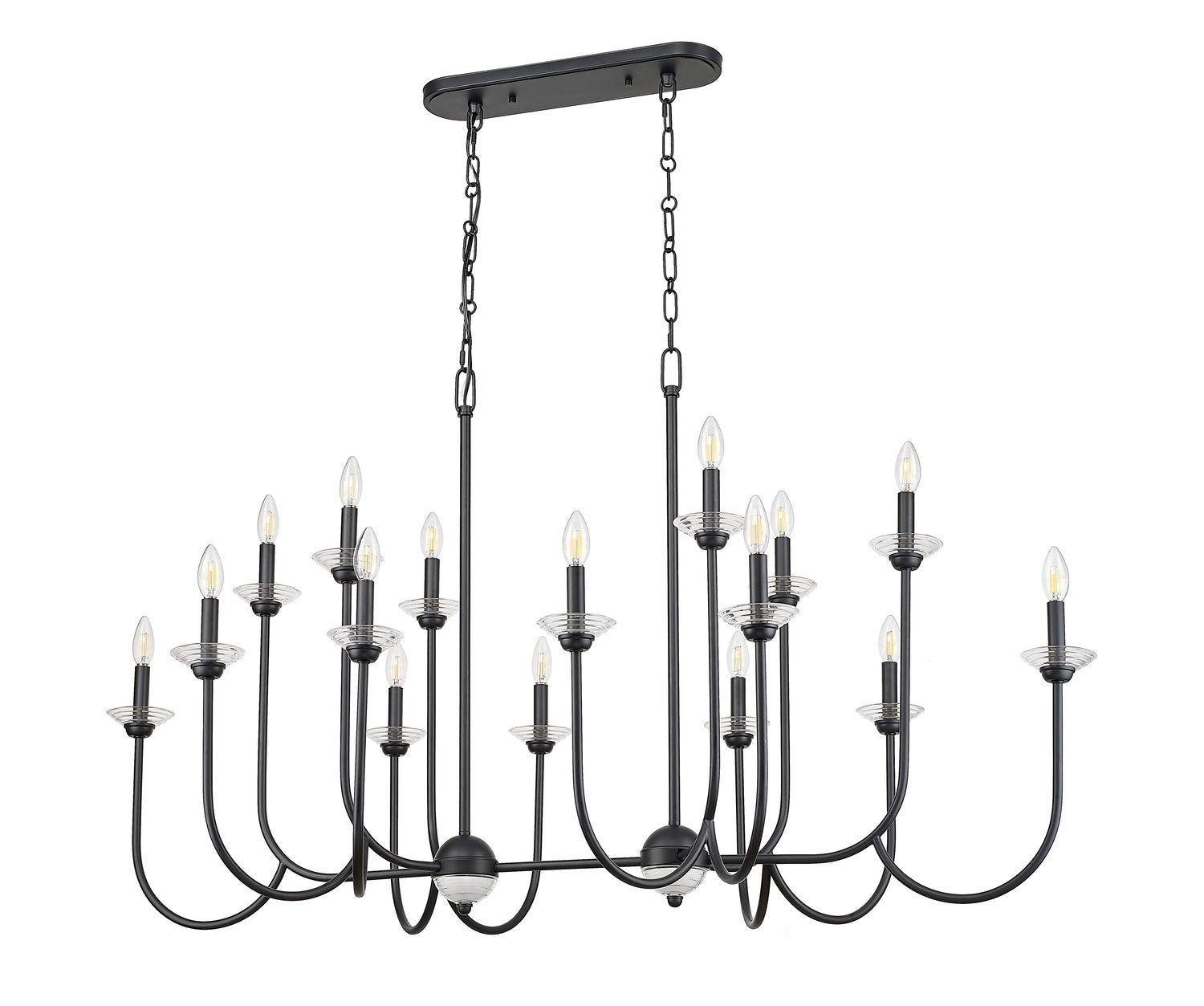 Z-LITE, ALLISTAIR LINEAR CHANDELIER, LINEAR LIGHT