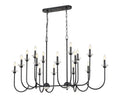 Z-LITE, ALLISTAIR LINEAR CHANDELIER, LINEAR LIGHT