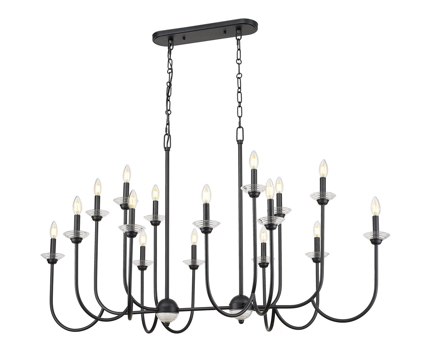 Z-LITE, ALLISTAIR LINEAR CHANDELIER, LINEAR LIGHT