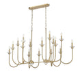 Z-LITE, ALLISTAIR LINEAR CHANDELIER, LINEAR LIGHT