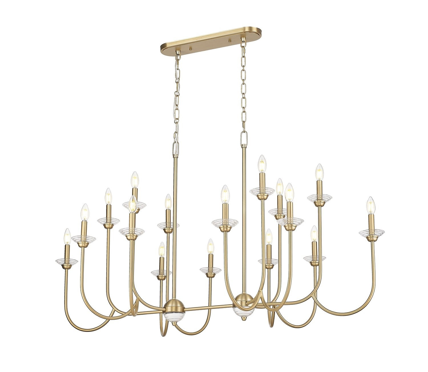 Z-LITE, ALLISTAIR LINEAR CHANDELIER, LINEAR LIGHT
