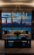 Z-LITE, DENNISON CHANDELIER, CHANDELIER LIGHT