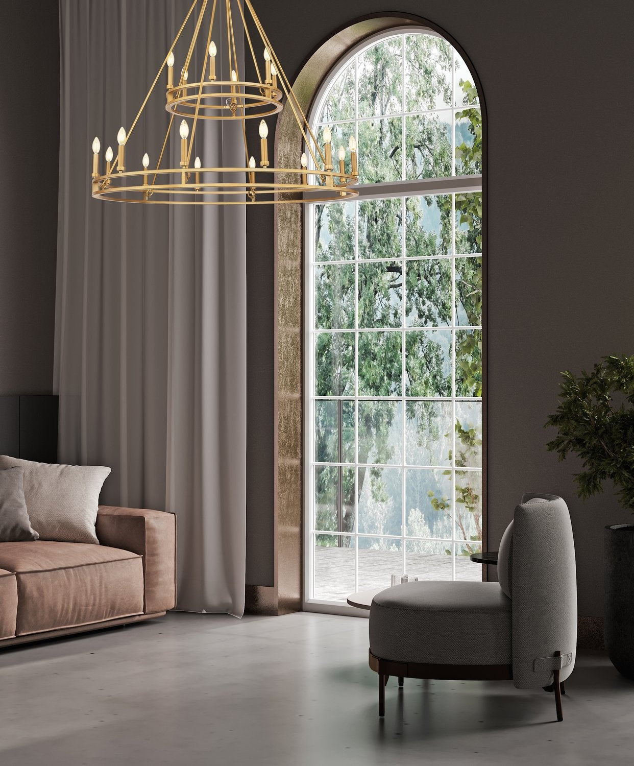 Z-LITE, DENNISON CHANDELIER, CHANDELIER LIGHT
