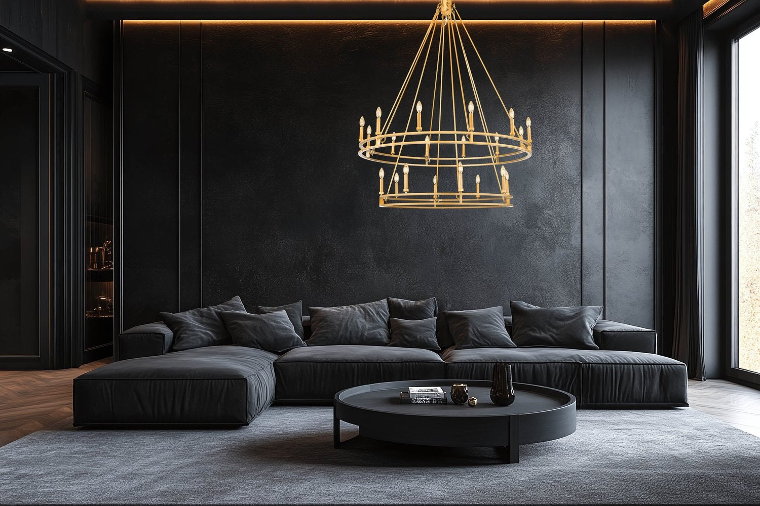 Z-LITE, DENNISON CHANDELIER, CHANDELIER LIGHT