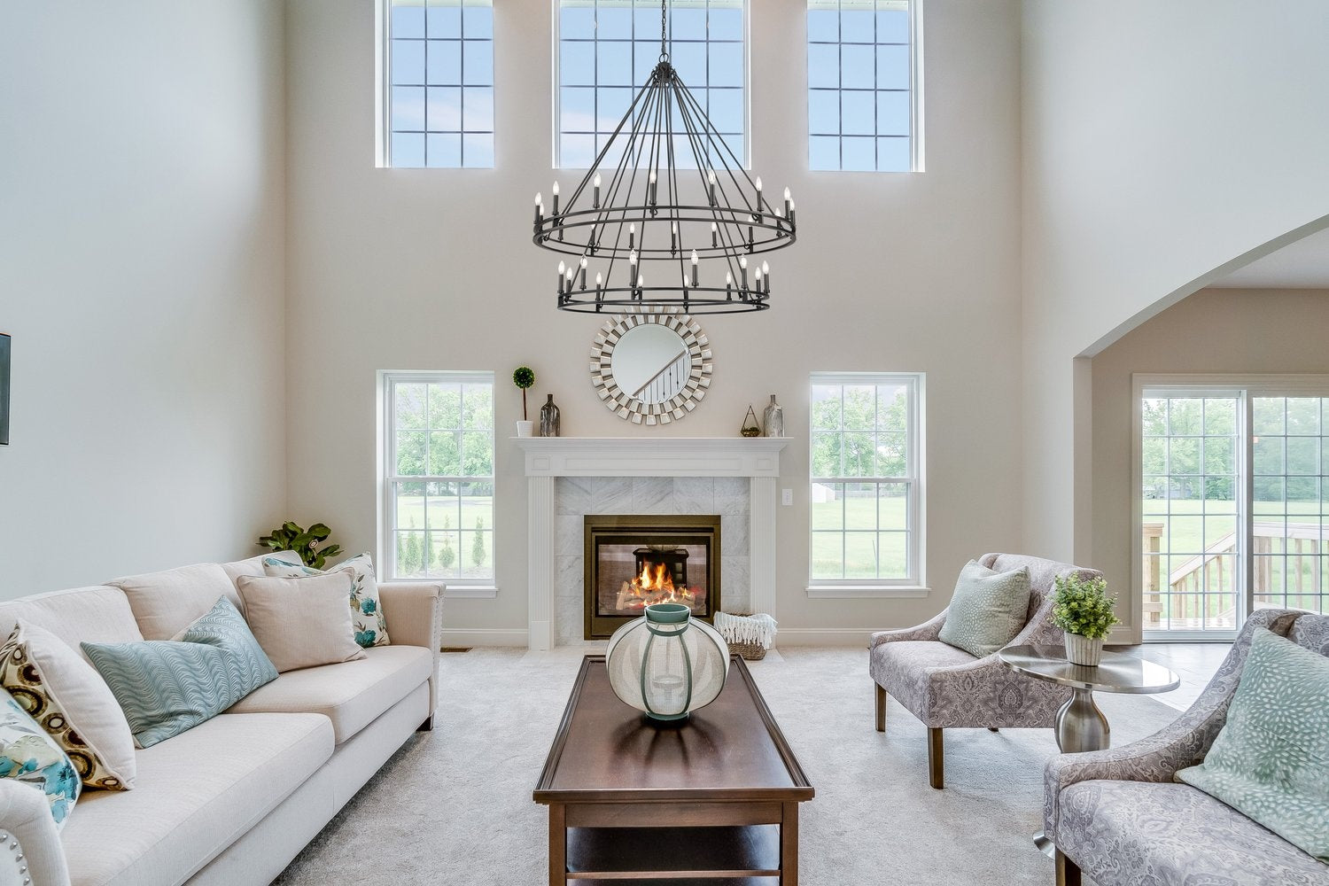 Z-LITE, DENNISON CHANDELIER, CHANDELIER LIGHT