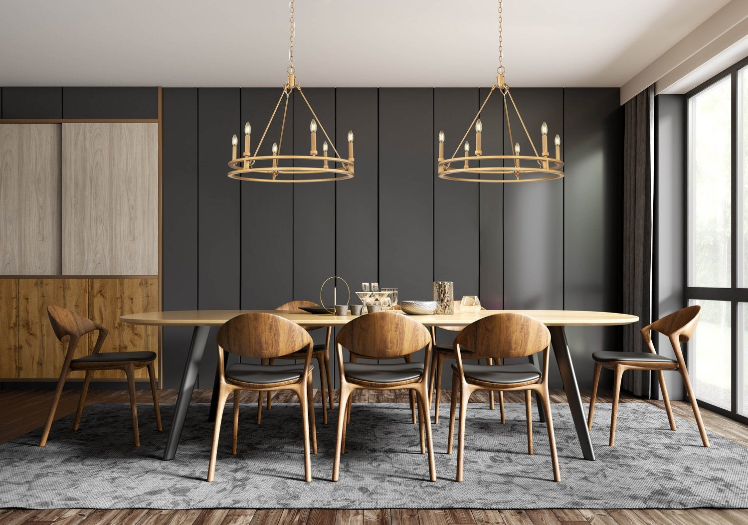 Z-LITE, DENNISON CHANDELIER, CHANDELIER LIGHT