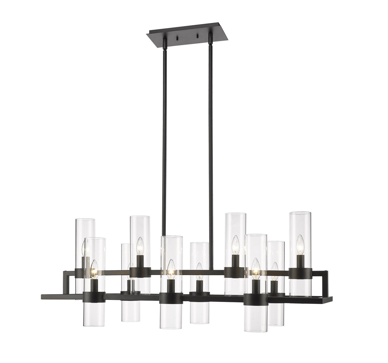 Z-LITE, DATUS LINEAR CHANDELIER, LINEAR LIGHT FIXTURE