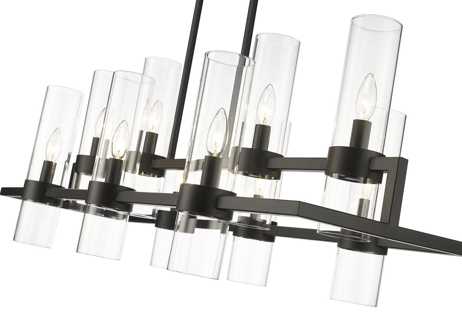 Z-LITE, DATUS LINEAR CHANDELIER, LINEAR LIGHT FIXTURE