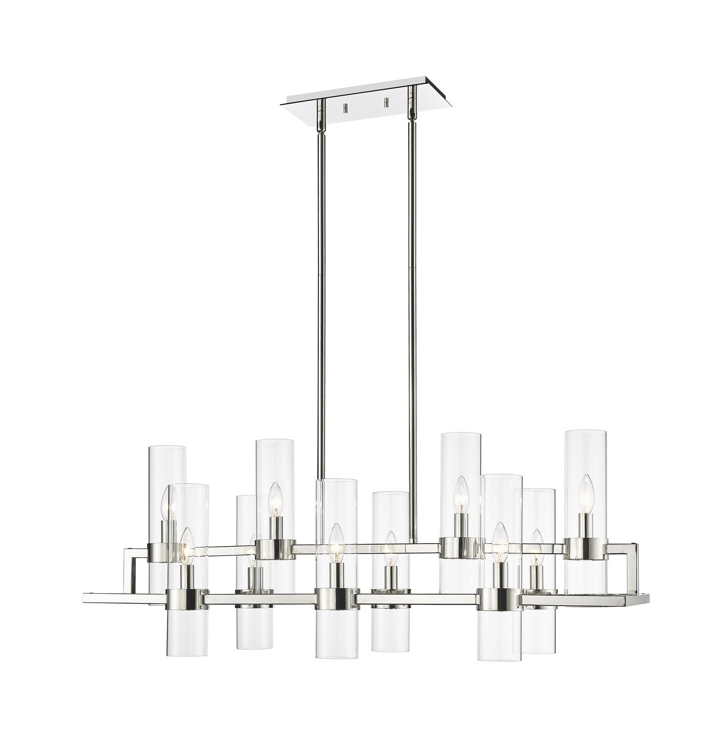 Z-LITE, DATUS LINEAR CHANDELIER, LINEAR LIGHT FIXTURE