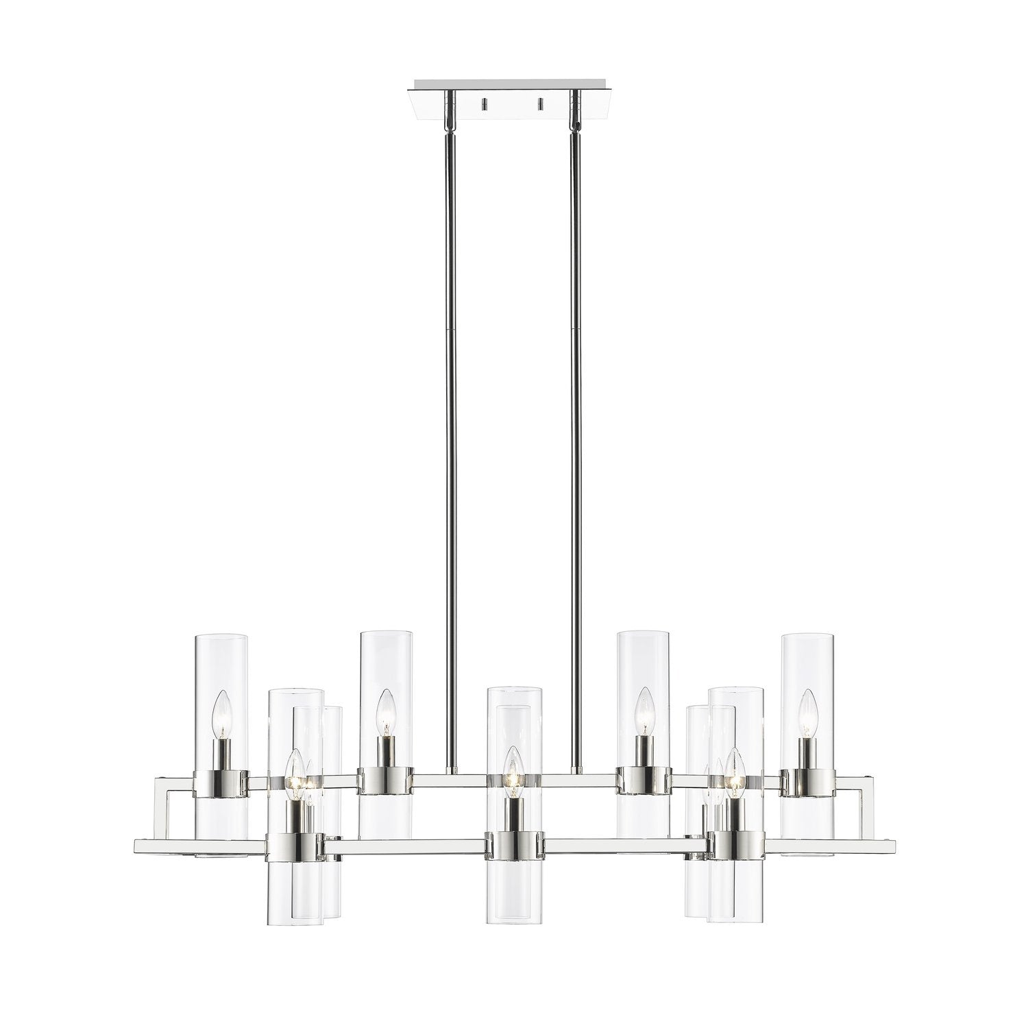 Z-LITE, DATUS LINEAR CHANDELIER, LINEAR LIGHT FIXTURE