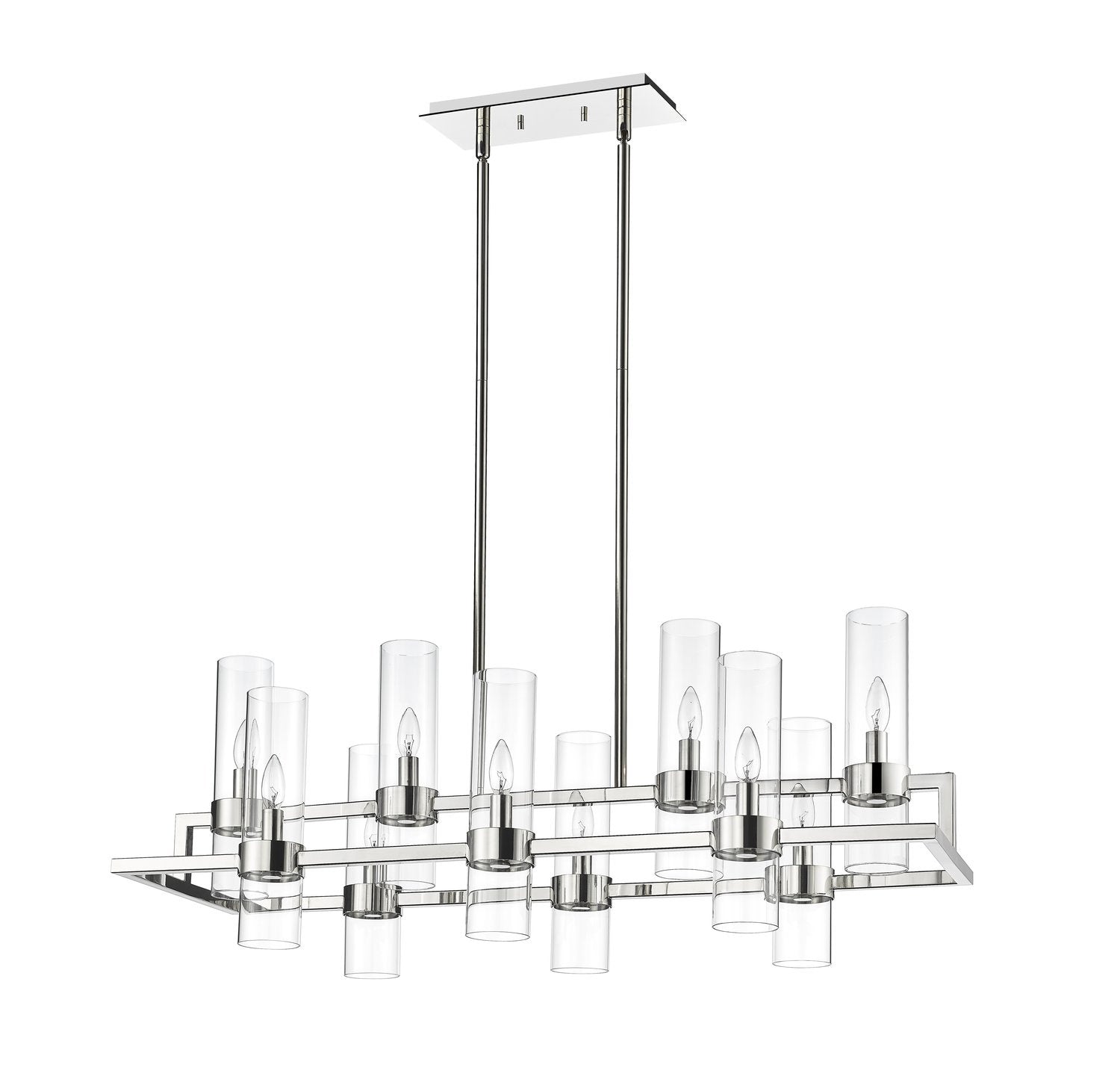 Z-LITE, DATUS LINEAR CHANDELIER, LINEAR LIGHT FIXTURE