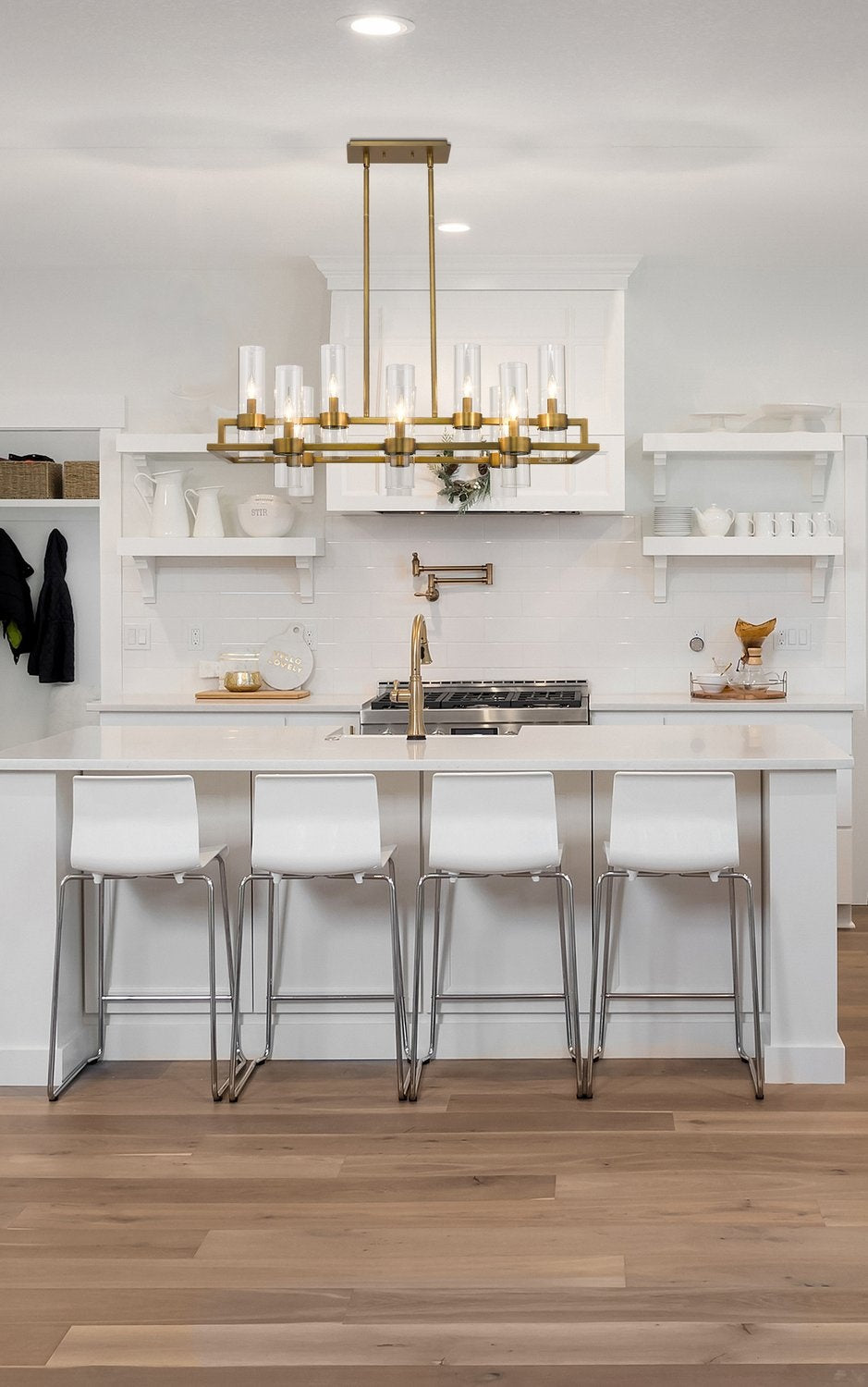 Z-LITE, DATUS LINEAR CHANDELIER, LINEAR LIGHT FIXTURE