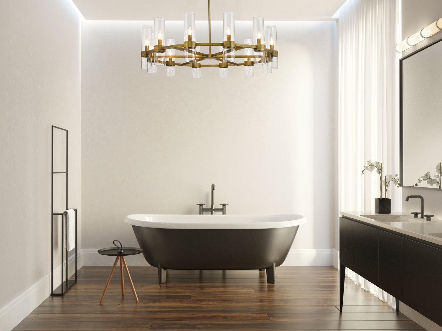 Z-LITE, DATUS CHANDELIER, CHANDELIER LIGHT