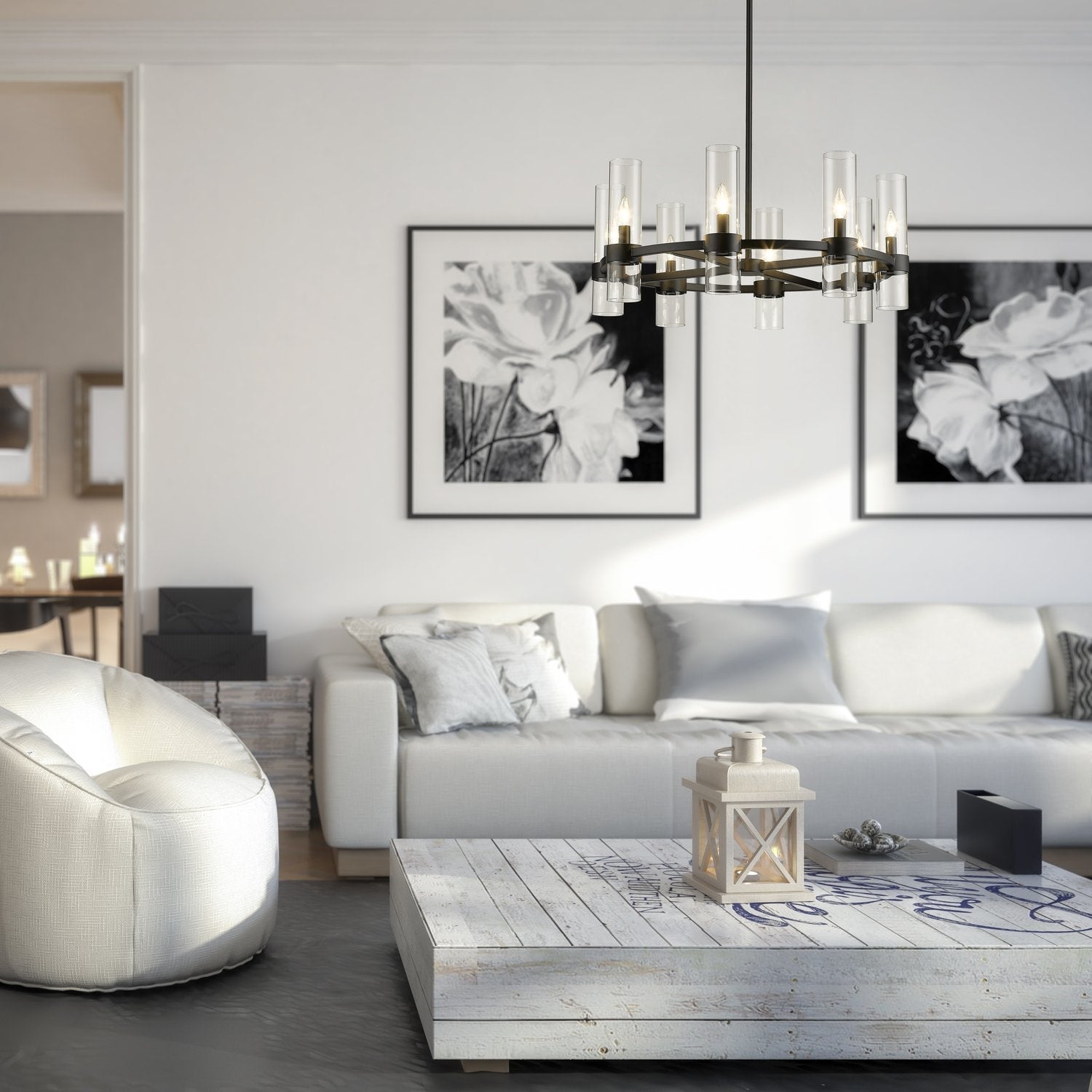 Z-LITE, DATUS CHANDELIER, CHANDELIER LIGHT