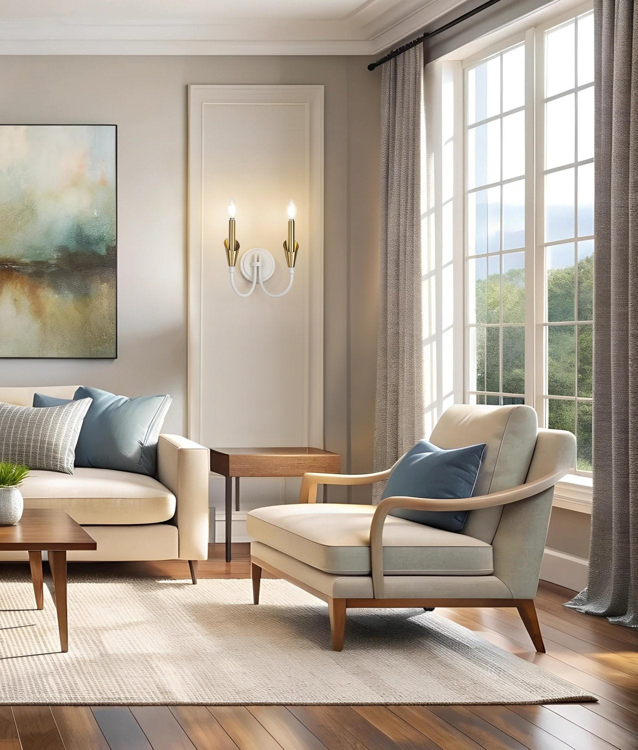 Z-LITE, CLAUDELLE WALL SCONCE, WALL SCONCES