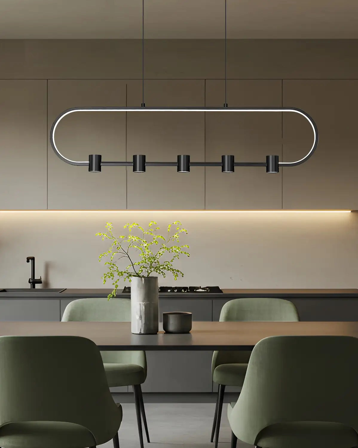 Z-LITE, SAROS LINEAR CHANDELIER, LINEAR LIGHT