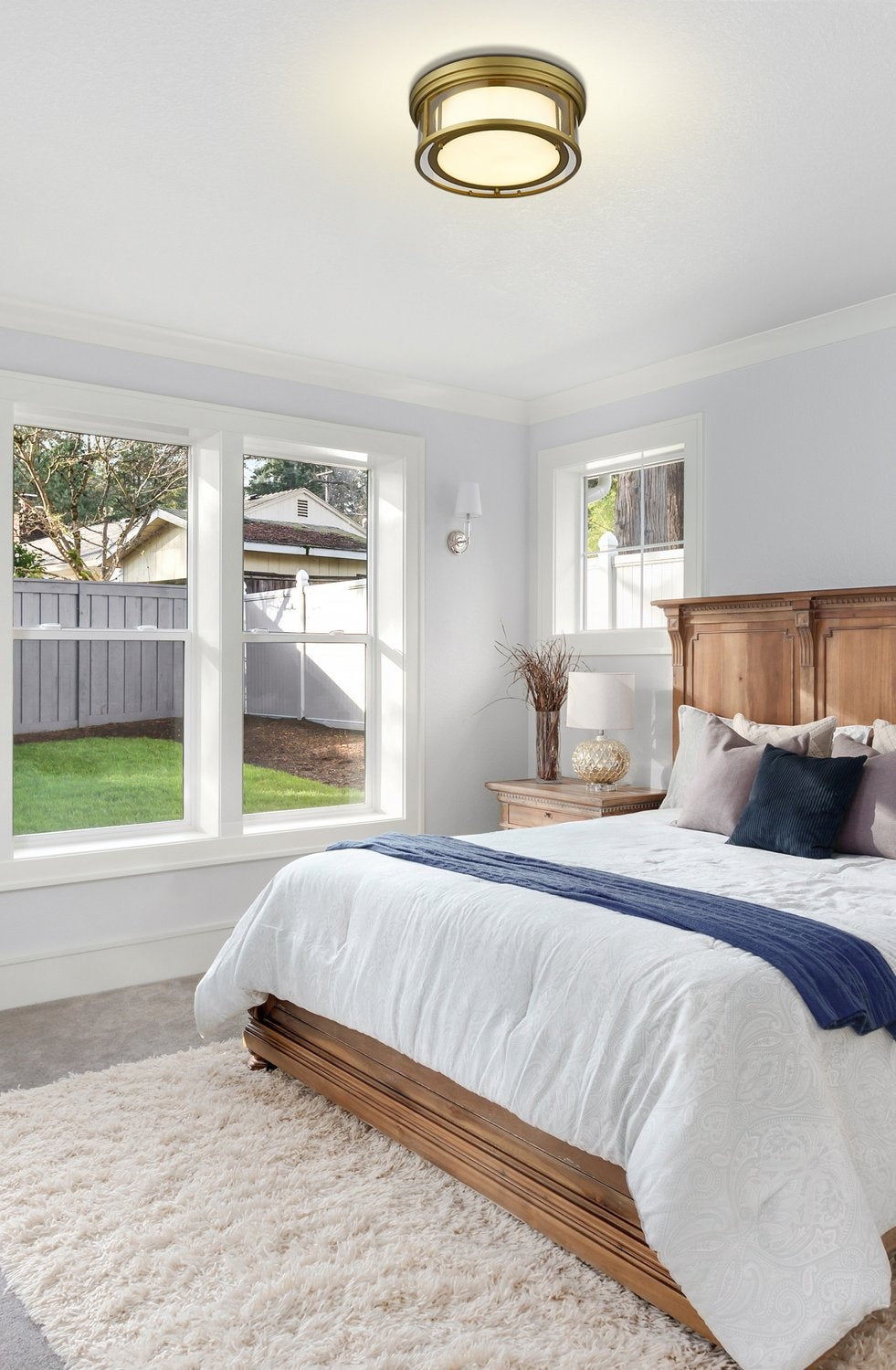Z-LITE, WILLOW FLUSH MOUNT, FLUSH MOUNT CEILING LIGHTS