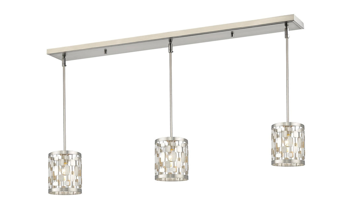 Z-LITE, ALMET LINEAR CHANDELIER, LINEAR LIGHT