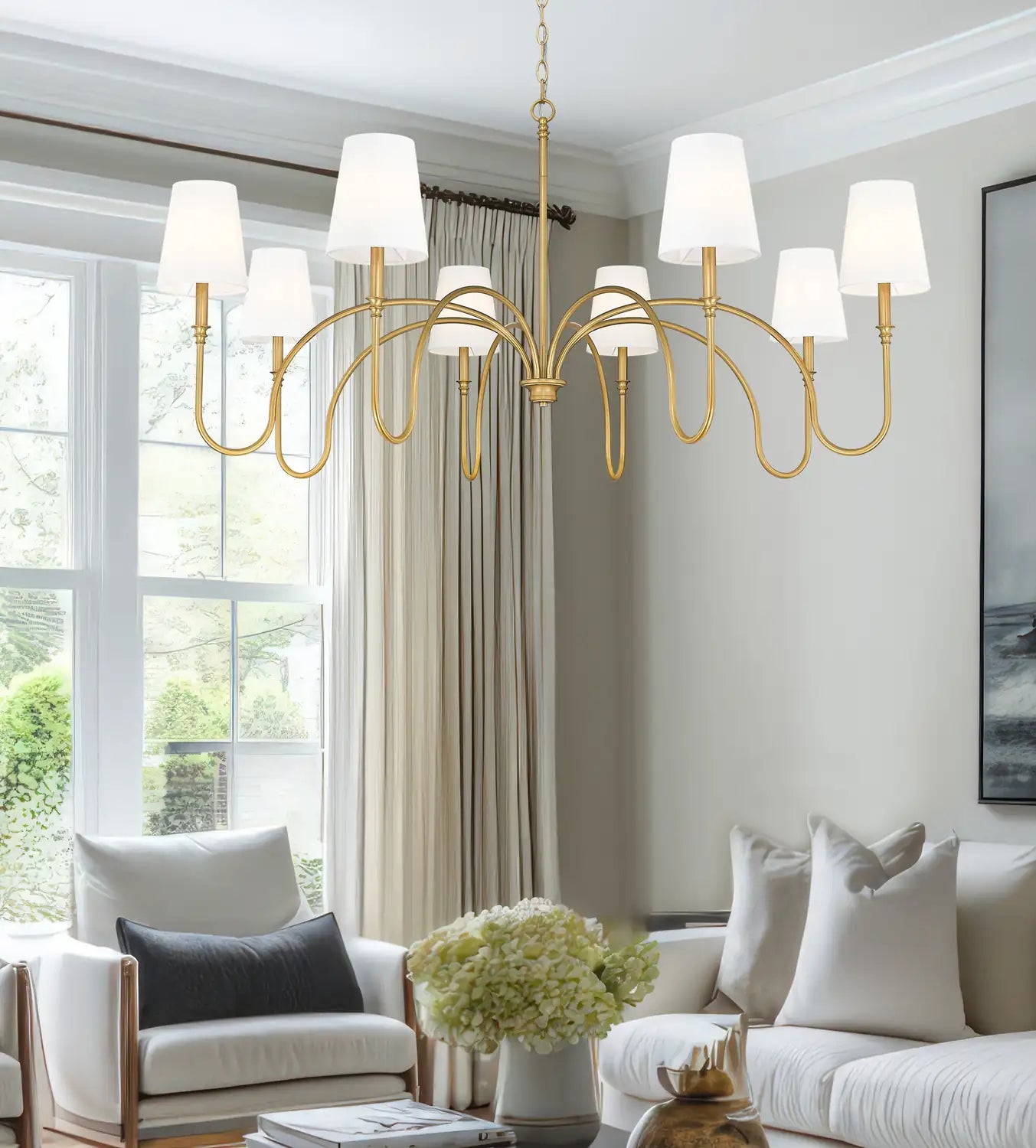 Z-LITE, JISELE CHANDELIER, CHANDELIER LIGHT