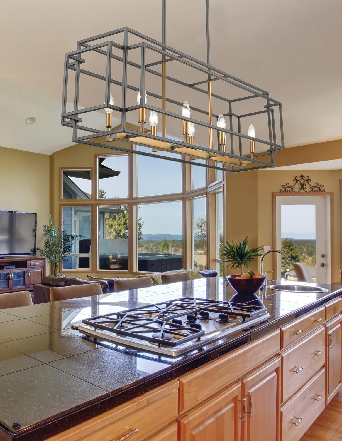 Z-LITE, TITANIA LINEAR CHANDELIER, LINEAR LIGHT
