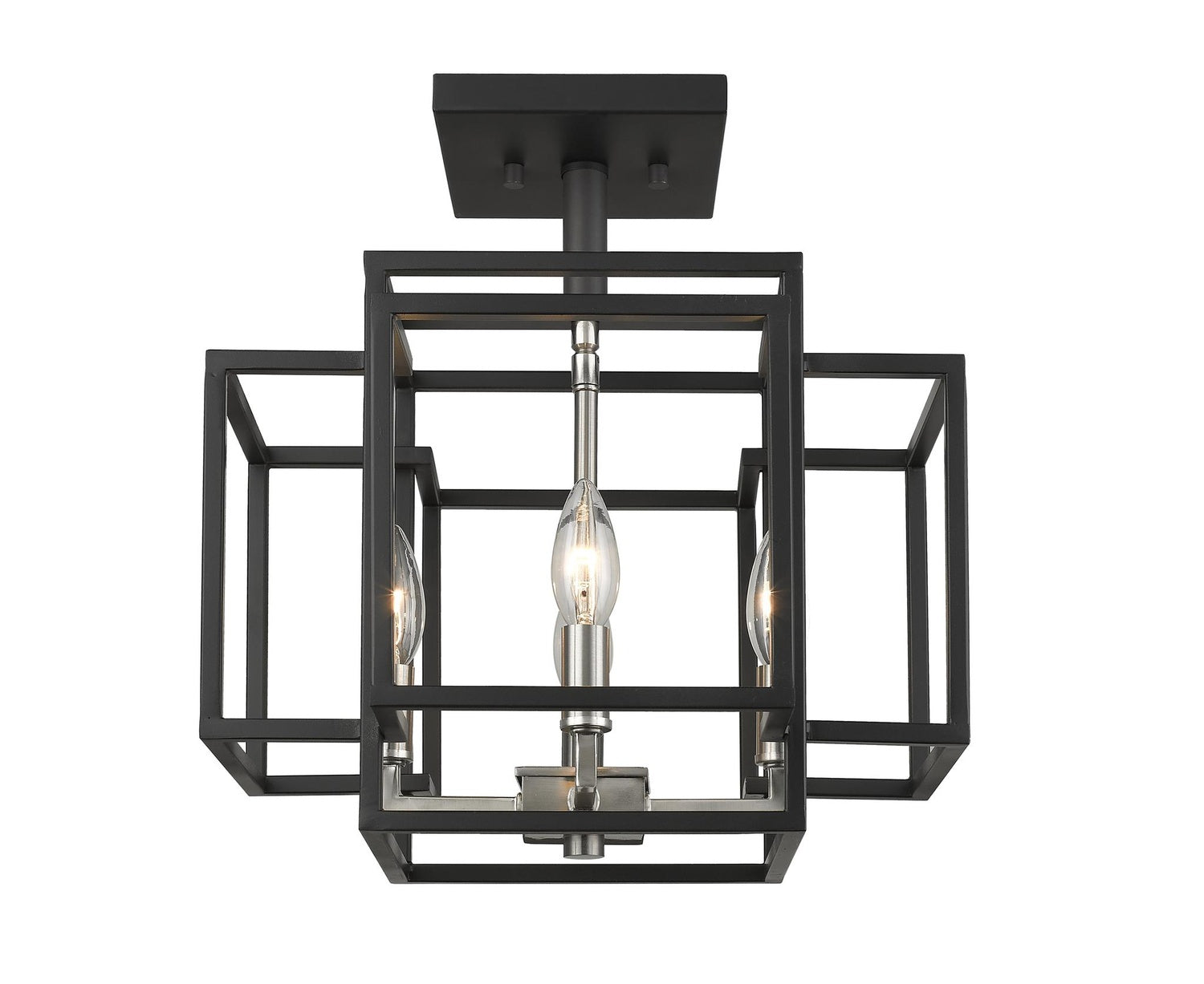 Z-LITE, TITANIA SEMI FLUSH MOUNT, SEMI FLUSH MOUNT LIGHT