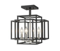 Z-LITE, TITANIA SEMI FLUSH MOUNT, SEMI FLUSH MOUNT LIGHT