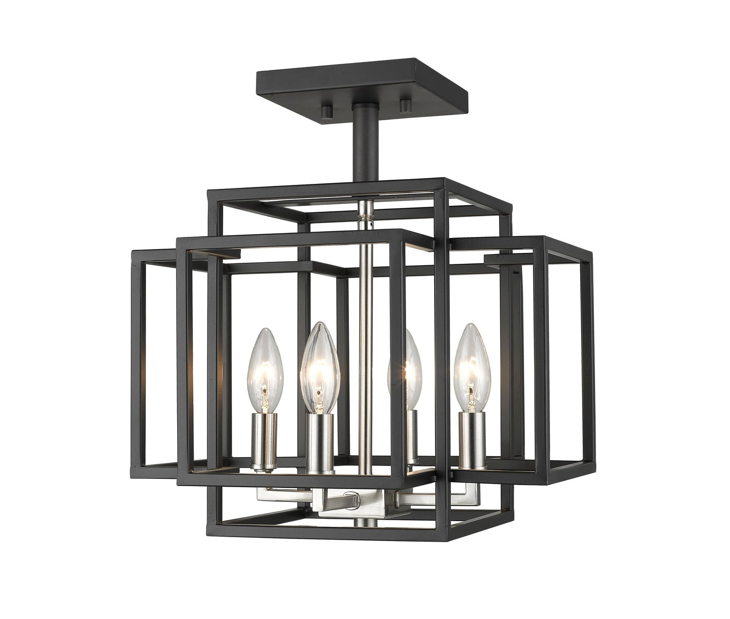Z-LITE, TITANIA SEMI FLUSH MOUNT, SEMI FLUSH MOUNT LIGHT