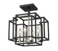 Z-LITE, TITANIA SEMI FLUSH MOUNT, SEMI FLUSH MOUNT LIGHT