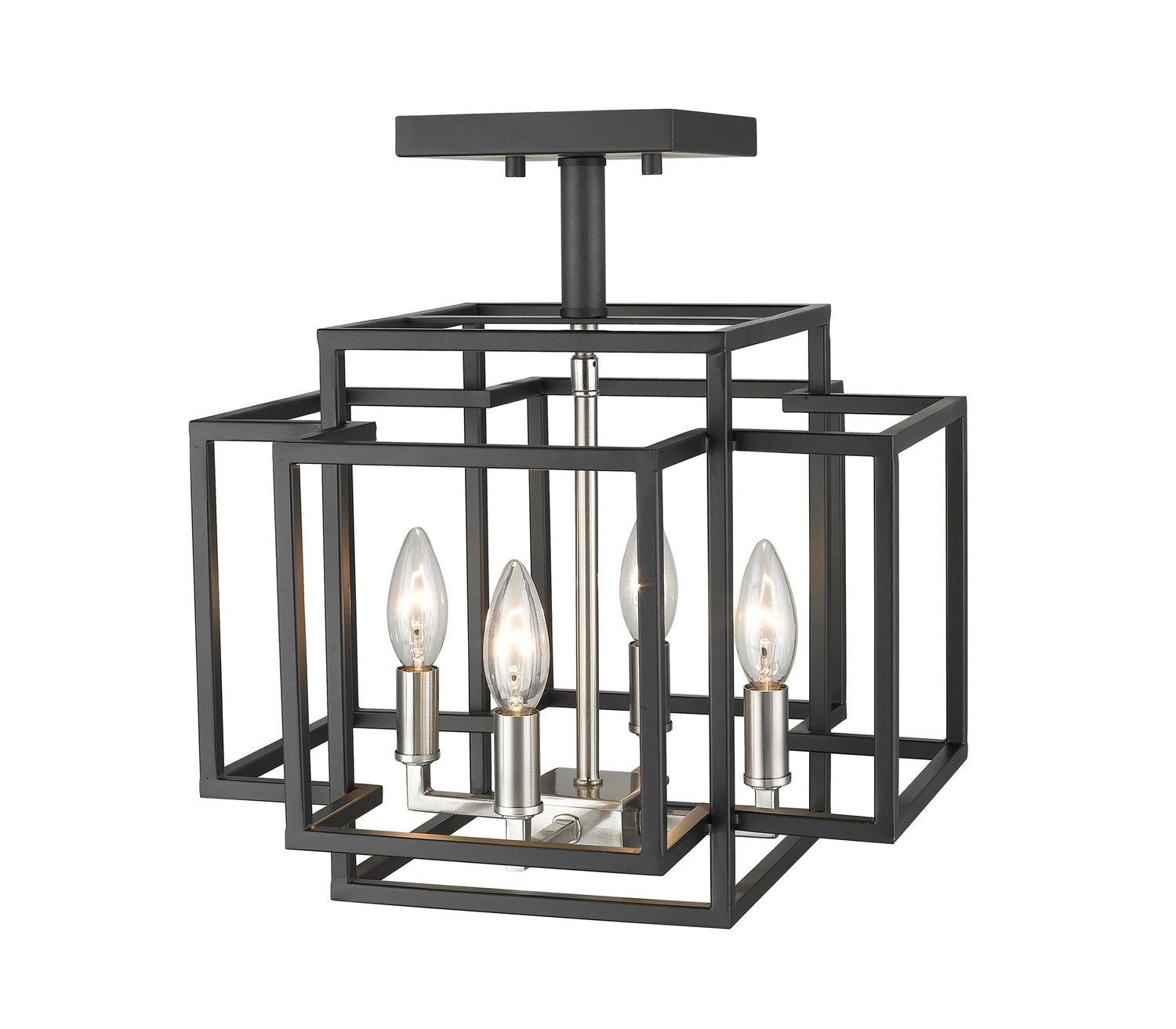 Z-LITE, TITANIA SEMI FLUSH MOUNT, SEMI FLUSH MOUNT LIGHT