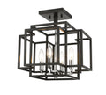 Z-LITE, TITANIA SEMI FLUSH MOUNT, SEMI FLUSH MOUNT LIGHT