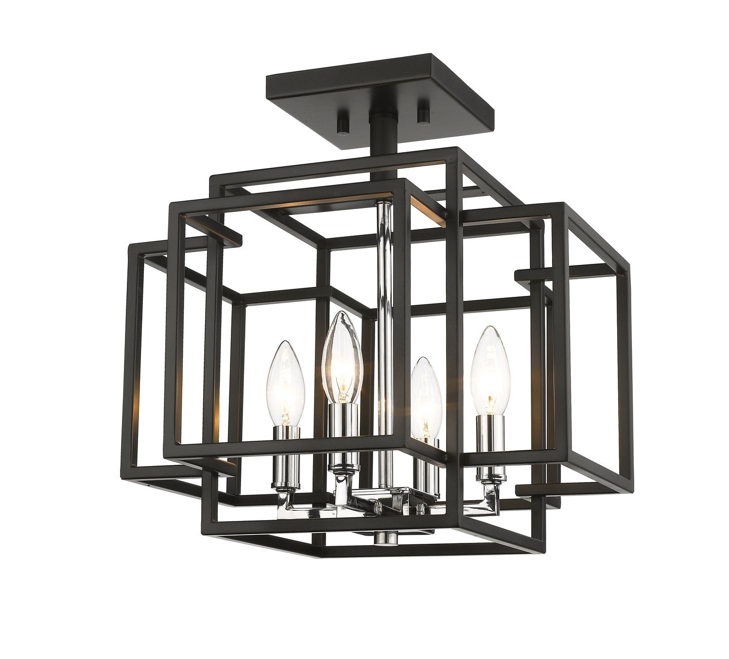 Z-LITE, TITANIA SEMI FLUSH MOUNT, SEMI FLUSH MOUNT LIGHT