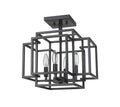 Z-LITE, TITANIA SEMI FLUSH MOUNT, SEMI FLUSH MOUNT LIGHT