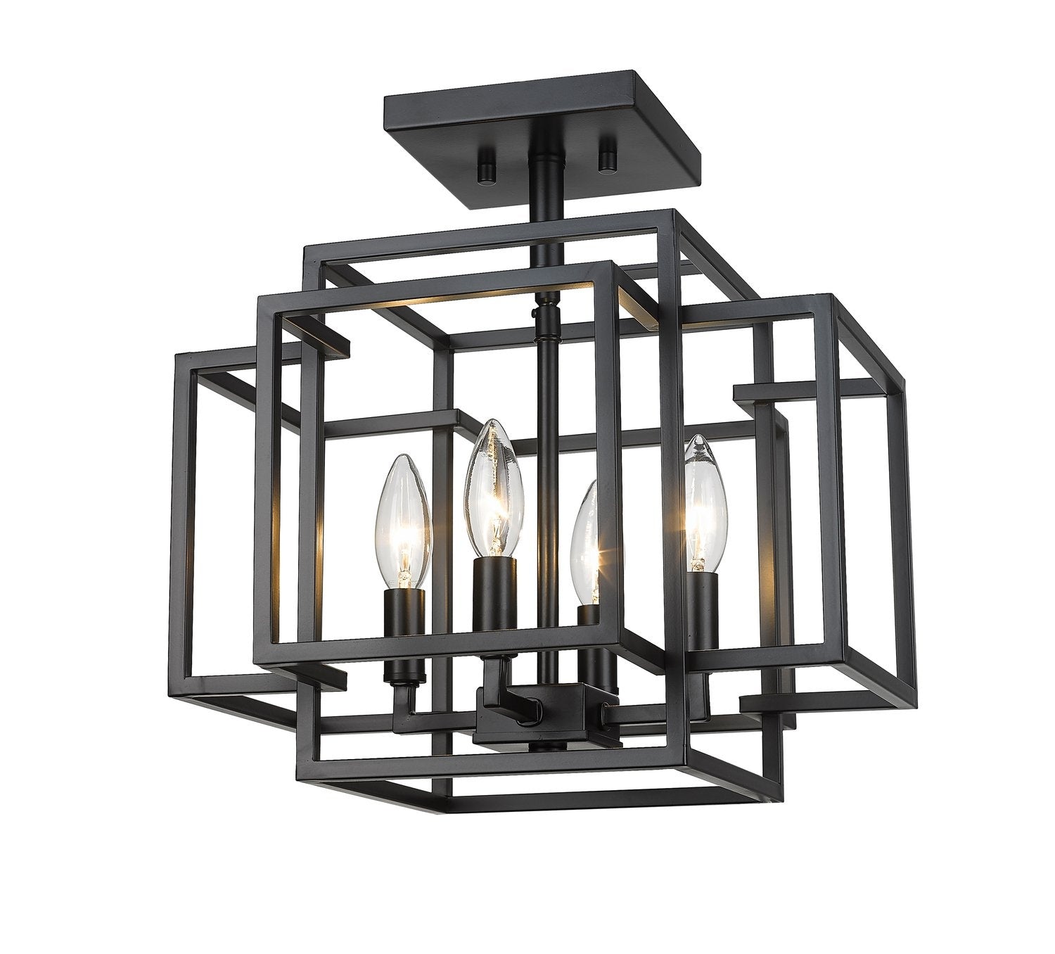 Z-LITE, TITANIA SEMI FLUSH MOUNT, SEMI FLUSH MOUNT LIGHT