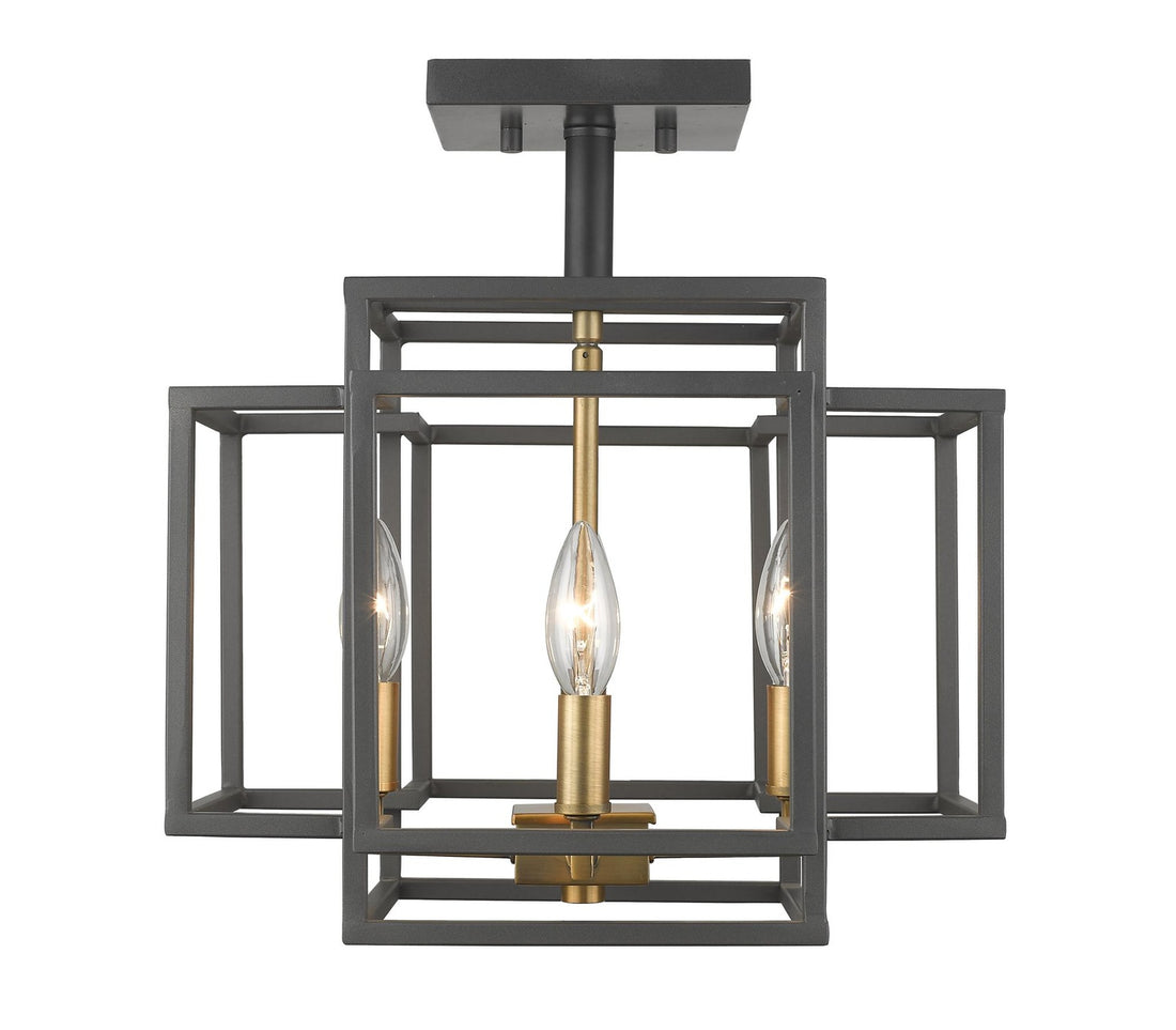 Z-LITE, TITANIA SEMI FLUSH MOUNT, SEMI FLUSH MOUNT LIGHT