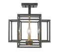 Z-LITE, TITANIA SEMI FLUSH MOUNT, SEMI FLUSH MOUNT LIGHT